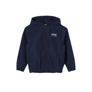 (Kids) Kenzo Zipped Hooded Windbreaker Navy Blue - Picture 1 of 1