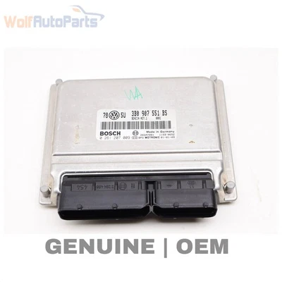 1998 2001 AUDI A6 2,8 л - блок управления двигателем / модуль / ECU 3B0907551BS - Изображение 1 из 4