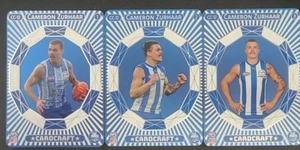2025 TeamCoach AFL -CARDCRAFT - CAMERON ZURHAAR - Roos - CC-12- 3 Card Set 1-2-3 - Picture 1 of 1