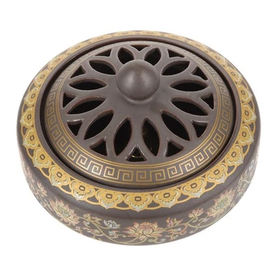  Bruciatore di incenso censer vintage in stile retrò decorazione incenso - Image 1 of 4