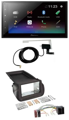 Pioneer DAB MP3 Bluetooth 2DIN USB Autoradio für Citroen Nemo Fiat Fiorino Peuge - Bild 1 von 4