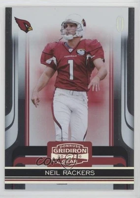 2006 Donruss Gridiron Gear Silver O's /250 Neil Rackers #9 - Image 1 of 2