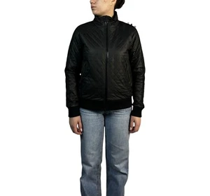 Adidas x Barbour Roubarb Men's Jacket Full Zip Quilted Bomber Black Size S - Picture 1 of 20