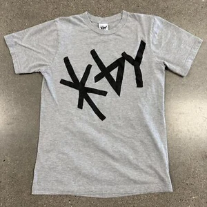 RARE KBY Brooklyn Born Graphic T-Shirt - Gray American Made Adult Sz S - Picture 1 of 6