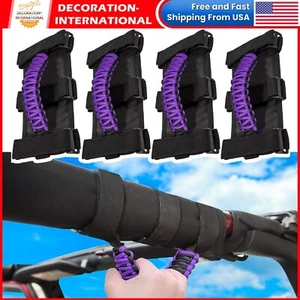 4 x Roll Bar Grab Handles Grip Handle for Jeep Wrangler YJ TJ JK JL Gladiator JT - Picture 1 of 9