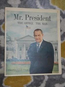 President Lyndon Johnson THE PITTSBURGH PRESS June 14, 1964 Mr. President - Imagen 1 de 4