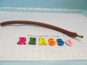 RER850 TUBO VAPORE D EST 8mm D INT 3mm, L.17 CM. 1 TERM. OTTONE. VEDI FOTO. - Foto 1 di 3