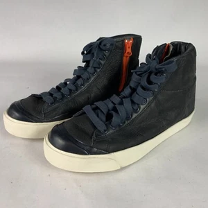 Nike SB DUNK BLAZER MID AB TZ SOPH ZIPPER ZIP OBSIDIAN BLUE ORANGE WHITE 9 - Picture 1 of 12