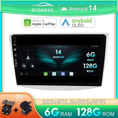 10 pollici 6+128GB Per VW Passat B7 B6 Magotan CC 2011-2015 Android 14 Autoradio - Immagine 1 di 4