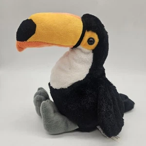 Ganz Webkinz Toco Toucan Bird Plush Stuffed Animal No Code - Picture 1 of 9