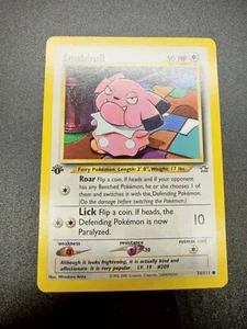 Snubbull | NM/M | Neo Genesis 1. Edition 74/111 | Common | Pokemon - Bild 1 von 2