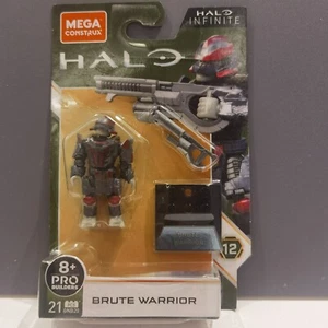 Mega Bloks Construx Halo Heroes Series 12 Brute Warrior GNB20 FIGURE TOY NEW - Picture 1 of 2