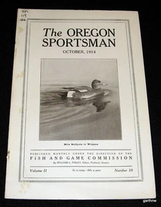 DER OREGON SPORTLER 1914 #14 * BERICHT ÜBER FORELLEN * CHINESISCHE FASANENKUNST * WIDGEON - Bild 1 von 3