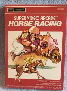 VTG 1979 Horse Racing Intellivision Complete W/ Box Manual Overlays Mattel Excel - Picture 1 of 4