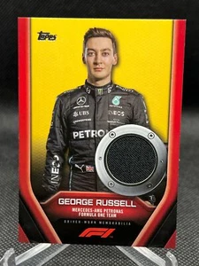 GEORGE RUSSELL 2022 Topps Formula 1 Hobby Relic GOLD PARALLEL 7/50 MERCEDES - Picture 1 of 2
