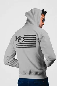 Kansas City Flag Unisex Hoodie Sweatshirts - KC Football Tailgate Shirts Sm-2XL - Picture 1 of 5