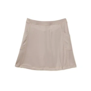 Wonder Nation School Uniform Performance Scooter With Pockets Girls Beige 12 - Picture 1 of 3
