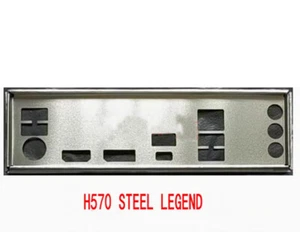 Shield I/O IO Backplate For ASRock H570 STEEL LEGEND Motherboard - Bild 1 von 1