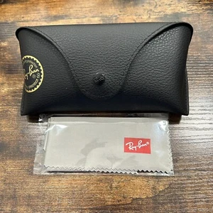Ray-Ban Black Sunglasses Glasses Snap Case with Cloth-633 - Picture 1 of 6