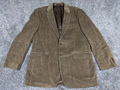 Lauren Ralph Lauren Blazer Mens 42L Brown Corduroy Two Button Sport Coat LRL - Image 1 of 4