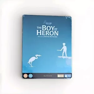 The Boy and the Heron Limited Edition Steelbook [2 Disc] 4K UHD + Blu Ray NEW - Picture 1 of 2