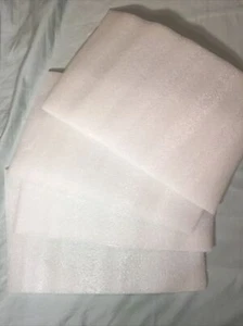 4 Sheets Craft Foam, Flexible Styrofoam Sheets, Packing Material, about 9” x 14” - Picture 1 of 4