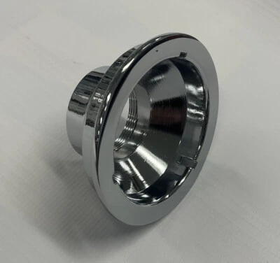 68-72 Chevy/GMC C10 Truck Chrome Starter Ignition Switch Bezel Retaining Nut - Image 1 of 4