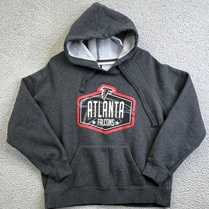 New Era NFL Atlanta Falcons Herren Hoodie Gr. Large grau Sherpa gefüttert Kangaroo Poc - Bild 1 von 8