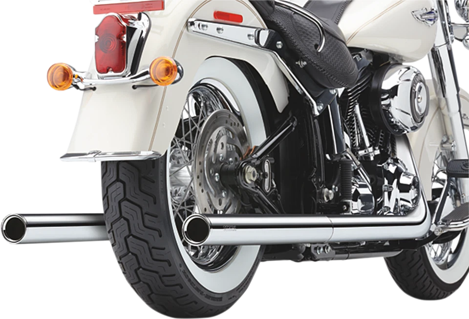COBRA Classic True Dual Exhaust Billet Tips for 1997-2006 Harley Softail 6984 - Image 1 of 1