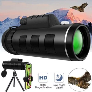 Monokular Teleskop 80X100 HD Fernrohr Telescope Fernrohr BAK4 Starscope Tragbar - Bild 1 von 12