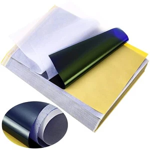 38 Hojas Papel de Transferencia de Tatuaje, Papel de Plantilla para Tatuaje, 8 1/4" X 11 3/4" - Imagen 1 de 4
