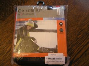 Cuddl Duds Climate Right Base Layer BLACK Women's SMALL LEGGING Stretch Fleece