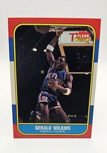 1986-87 Fleer Basketball #122 Gerald Wilkins Rookie RC New York Knicks 