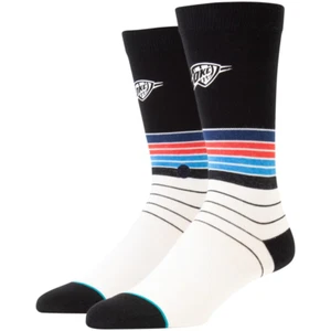 Stance Erwachsene mehrfarbig Crew Baumwolle NBA OKC Thunder Baseline Socken Gr. M 6-8,5 - Bild 1 von 1