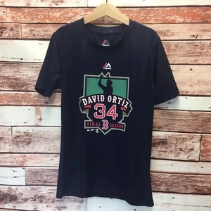 Majestic David Ortiz Navy Cool Base S/S Youth T-shirt. Size Small. - Bild 1 von 4