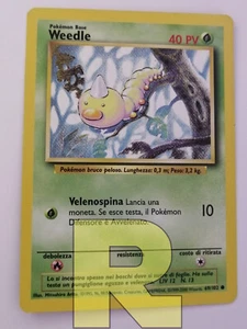 Weedle ® Set Base 69/102 ® Comune ® Pokemon ® Italiano ® EX - Picture 1 of 17