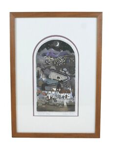 GRAHAM CLARKE SIGNED LTD EDITION Framed Etching and Aquatint "Shepherds"