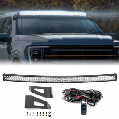 Kit de montaje en techo barra de luz LED de 50" para Ford F-150 F-250 F-350 F-450 2015-2023 Foto 1 de 4