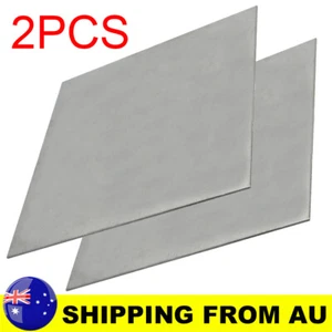 2PCS TC4 Titanium Plate Grade 5 Alloy Ti Anode Metal Sheet 1/2/3mm Metalworking - Picture 1 of 11
