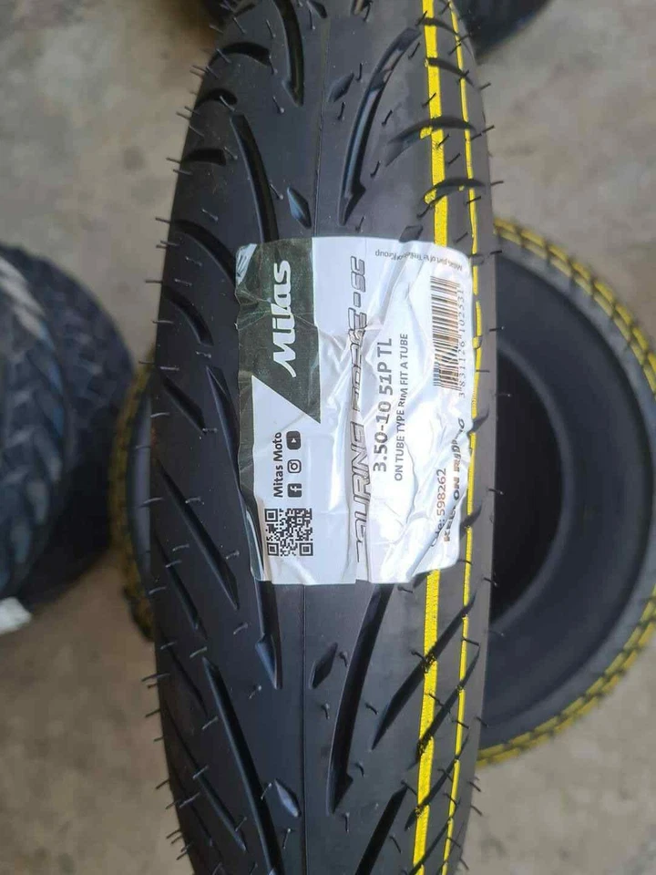 Pneumatici 3.50-10 51P MITAS TOURING FORCE Rinforzato VESPA PX DOT24/25 - Immagine 1 di 1
