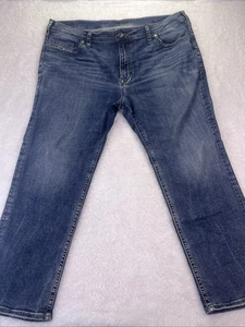Silver Jeans Mens Grayson Easy Fit Straight 44x29 Blue Stretch Denim - Picture 1 of 7