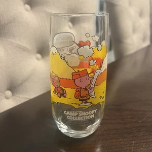Vintage Camp Snoopy Trinkglas McDonalds Sammlung - Bild 1 von 14