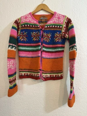 90’s Wool Sweater Sm Handmade in Nepal - 100% Wool - Unworn Condition - Image 1 of 4