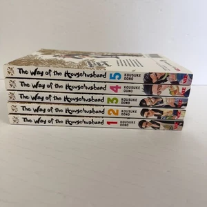 The Way of the Househusband Manga Lot Volumes 1-5 Kousuke Oono Viz Media - Picture 1 of 3