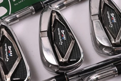 Taylormade M4 Irons / 5-PW+GW+SW / Regular Flex Dynamic Gold R300 Shafts - Image 1 of 4
