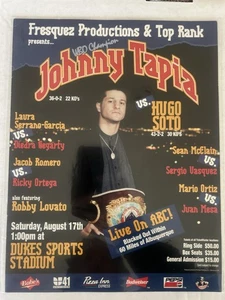 Johnny Tapia vs Hugo Soto Boxing Program (1996) Albuquerque, New Mexico - Picture 1 of 1