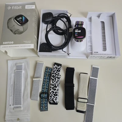 FitBit Sense 41mm Edelstahlgehäuse - Bild 1 von 4