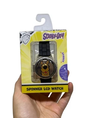Nuevo con etiquetas Reloj Pulsera Scooby-Doo Niños Spinner LCD – Banda Negra Digital, Necesita Batería Foto 1 de 4