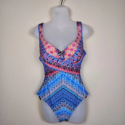 Miraclesuit Escape Casablanca Womens Swimsuit One Piece Slimming Padded Wire 12 - Image 1 of 4