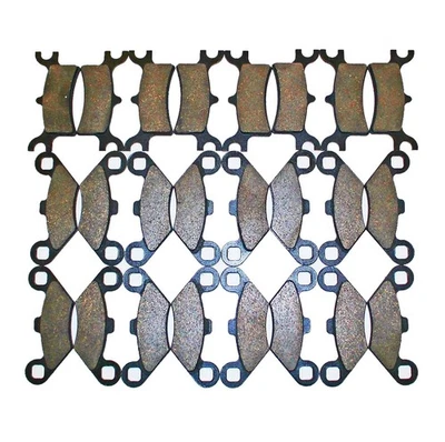 12 juegos de pastillas de freno delanteras y traseras Polaris 330 Magnum 2004 2x4 Foto 1 de 3